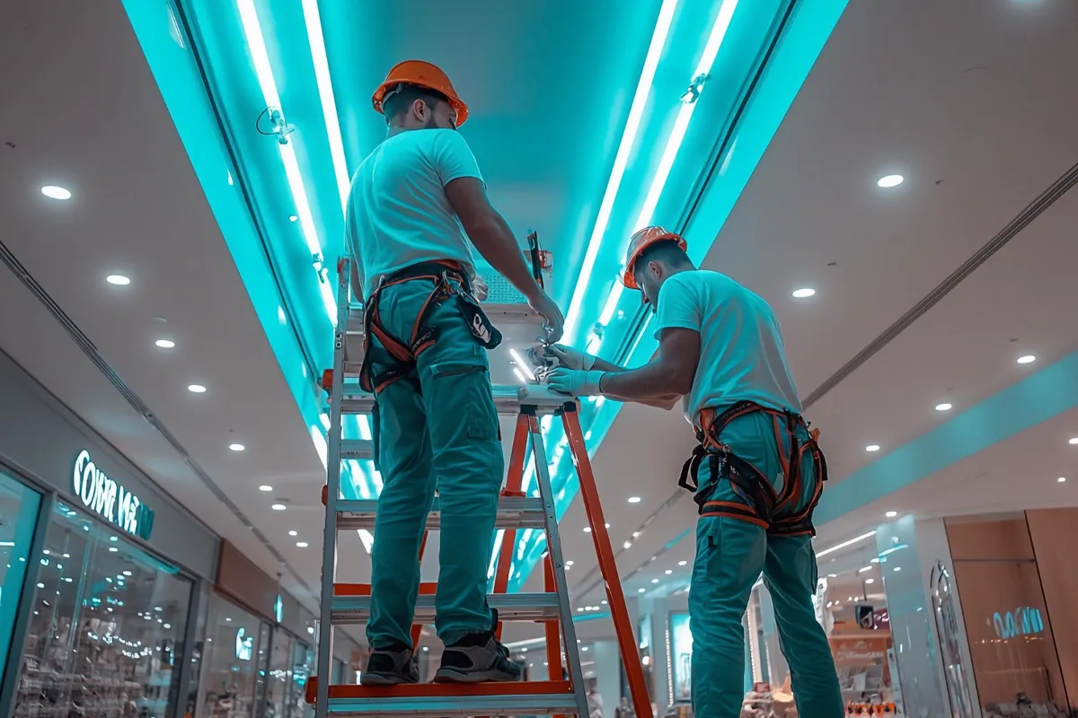 instalación de luminarias led en madrird